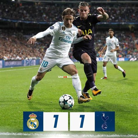 Real Madrid 1-1 Tottenham Hotspur Full Highlights – UEFA Champions League 2017-2018 ...