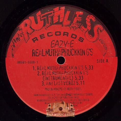 Eazy-E - Real Muthaphuckkin G's: Record | Rap Music Guide