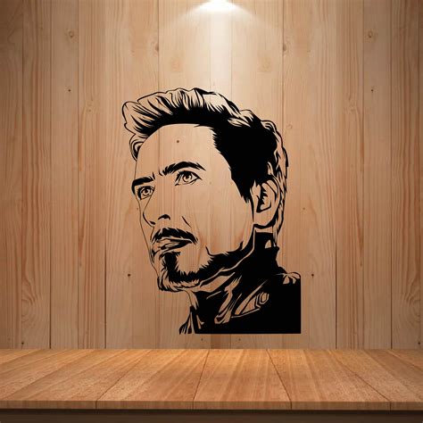 Iron Man Svg Tony Stark Svg Marvel Svg Avengers Stencil - Etsy Hong Kong