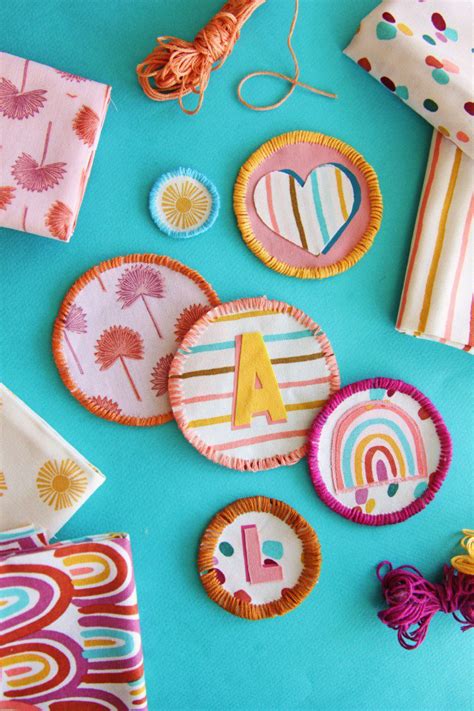 DIY Fabric Patches Step by Step Tutorial | The Pretty Life Girls