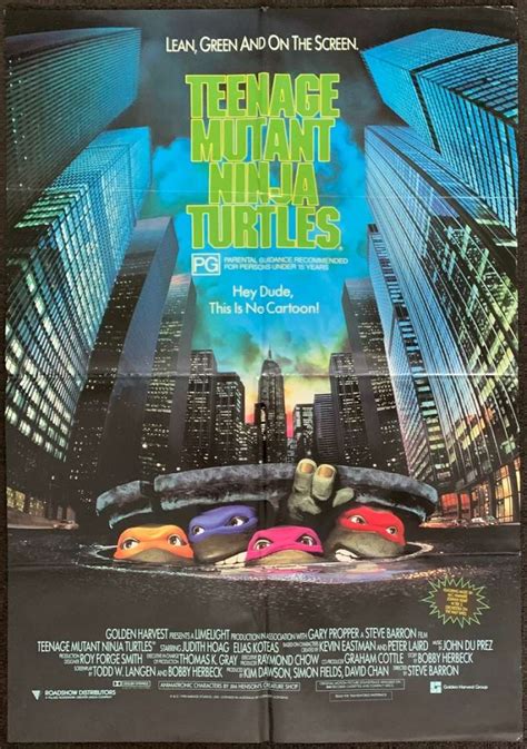 All About Movies - Teenage Mutant Ninja Turtles Poster Original One ...