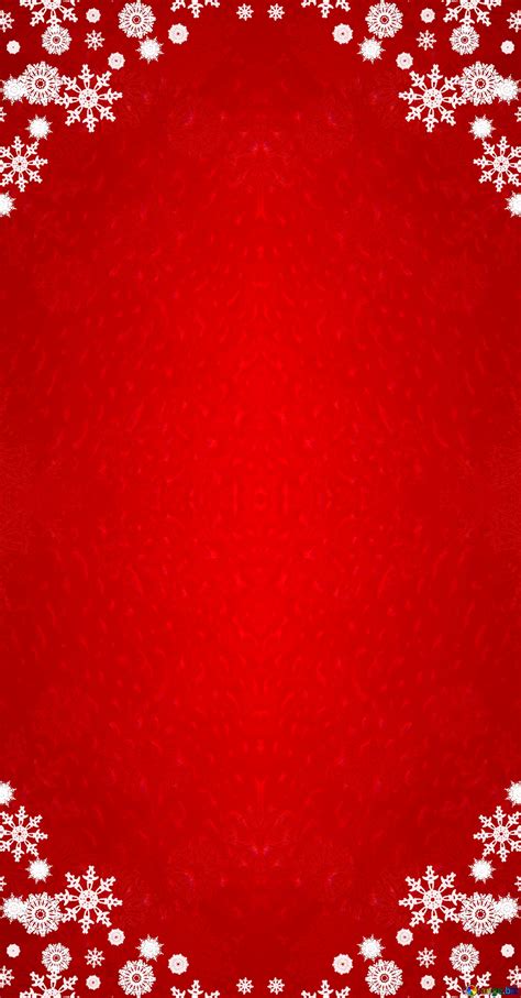 Red Christmas frame background №68810