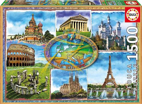 Seven Wonders Of Europe 1500pcs (17667) | Skroutz.gr