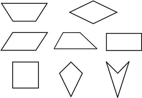 Quadrilateral Shapes Quadrilaterals Quadrilateral Sha - vrogue.co