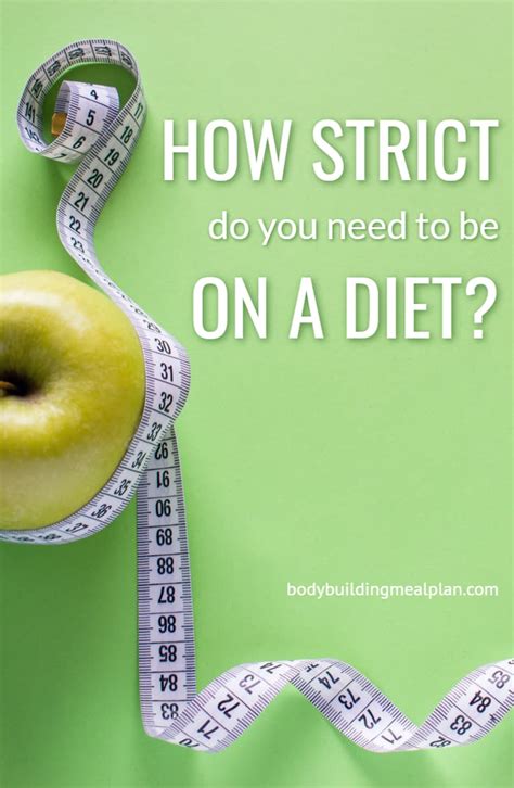 1 Simple Rule For How Strict You Need To Be On A Diet