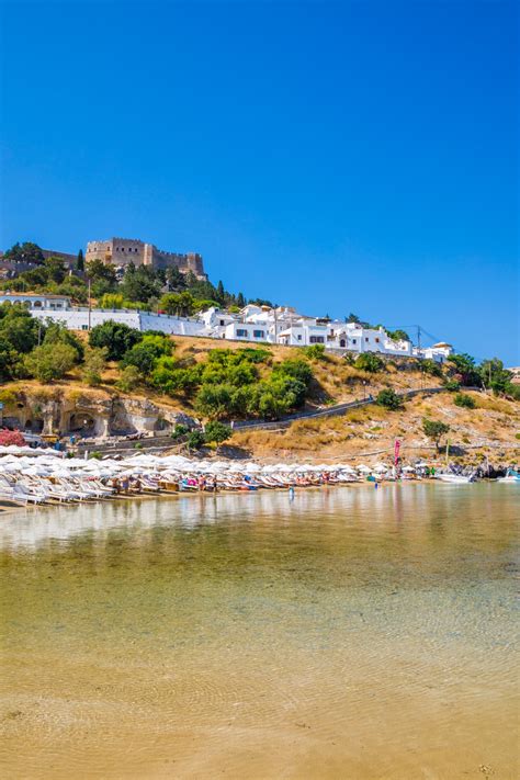 Lindos Beach Free Stock Photo - Public Domain Pictures