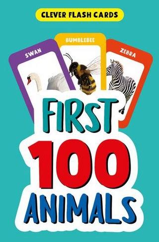 First 100 Animals (Clever Flash Cards) – Gleebooks.com.au