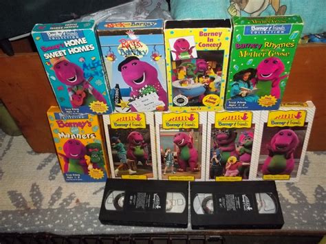 Lot of 11 Rare BARNEY & and Friends VHS Tapes by TotallyRetroToys