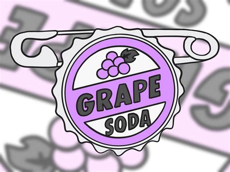 Grape Soda Pin Digital File | Etsy