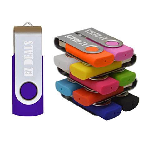 10 X EZ DEALS 10PCS Pack of 128 MB [NOT 128GB ] USB Flash Drives Bulk, USB 2.0 Flash Drives ...