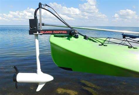 Motors For Kaku Kayaks | Island Hopper Outboards - Kayak Trolling Motors for Hobie Kayaks ...