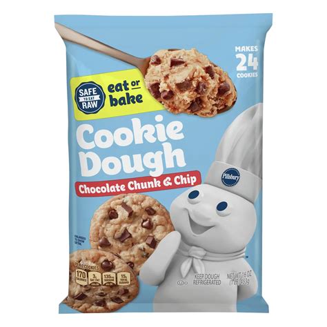 Pillsbury Ready to Eat or Bake Cookie Dough - Chocolate Chunk & Chip - Shop Biscuit & cookie ...