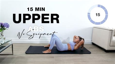 15 Min UPPPER ABS WORKOUT at Home | No Equipment | Caroline Girvan ...