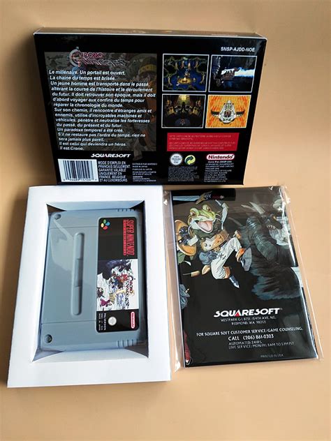 Chrono Trigger Snes Eur Version With Retail Box - Video Game, Game ...