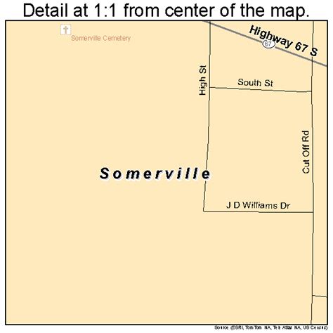 Somerville Alabama Street Map 0171496