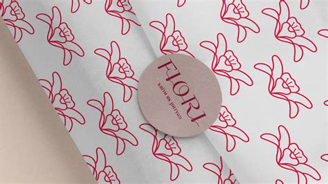 Flower shop logo on Behance