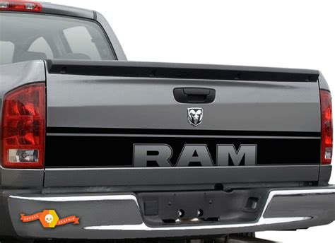 Dodge Ram 1500 Truck Tailgate Accent Vinyl Graphics stripe decal ...