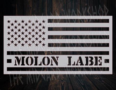 Molon Labe flag American flag DXF file svg / png / pdf / eps | Etsy