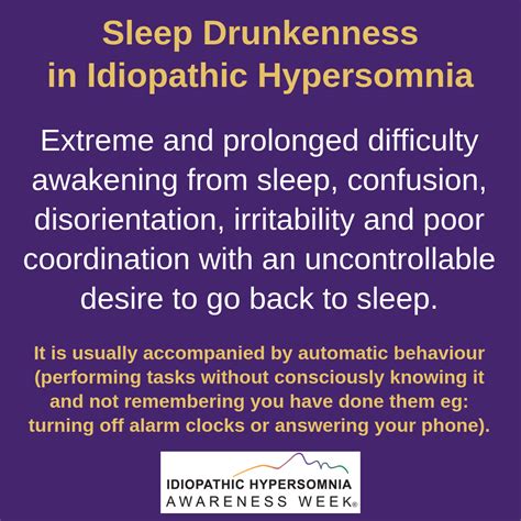 Idiopathic Hypersomnia Awareness Week®2019 MEDIA RELEASE