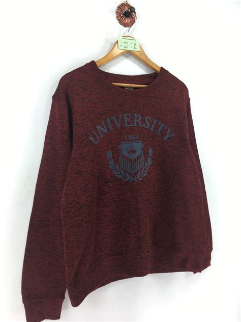 Vintage University Pullover Sweatshirt Unisex Large University | Etsy