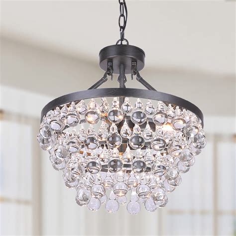 5-light Antique Black Luxury Crystal Chandelier – Chandelier Crystal Lights