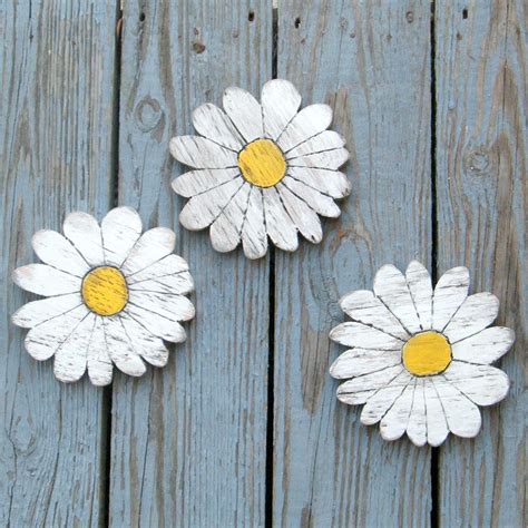 Daisies Flower Wall Decor 3 Pc Set– Haven America