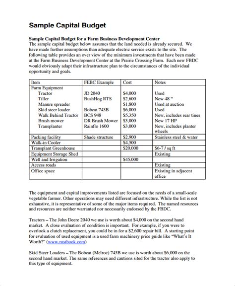 Download Capital Budgeting Microsoft Excel Template free software - softwarenews