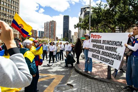 Bogota, Colombia, June 2023, Peaceful protest marches against the ...