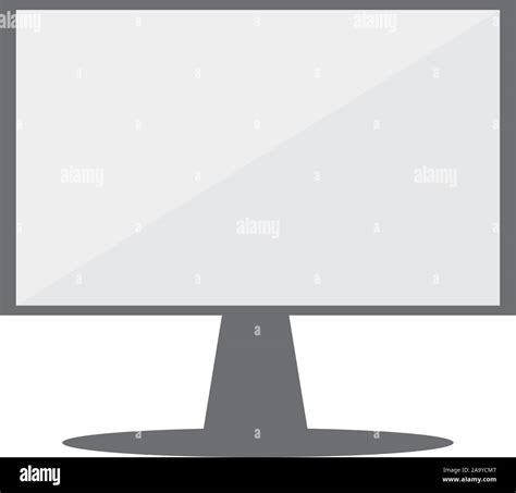 Isolated computer screen icon on a white background - Vector Stock ...