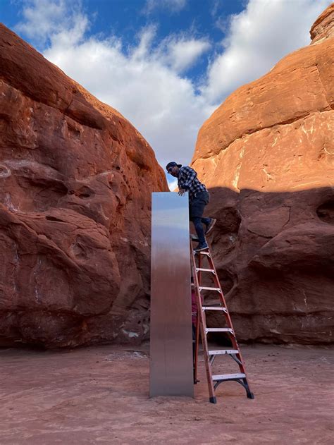 Inside the wild few days at Utah’s mysterious monolith