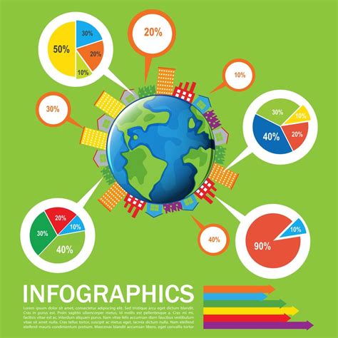 An infographics of the Earth 292379 Vector Art at Vecteezy