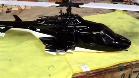 Blade 230s with 250 airwolf fuselage! - YouTube