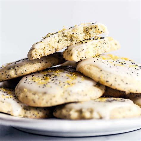 Soft Batch Lemon Poppy Seed Cookies - Handle the Heat