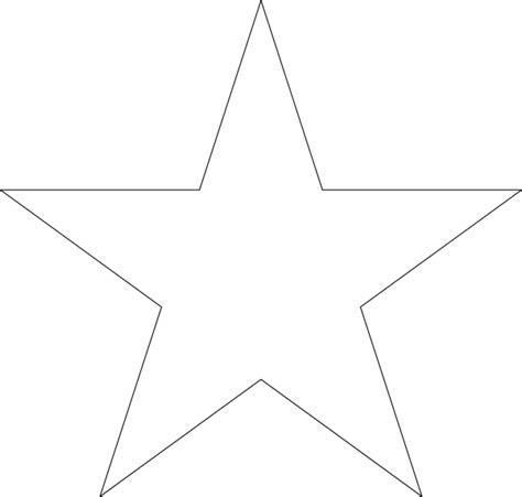 Star Outline Clip Art at Clker.com - vector clip art online, royalty free & public domain