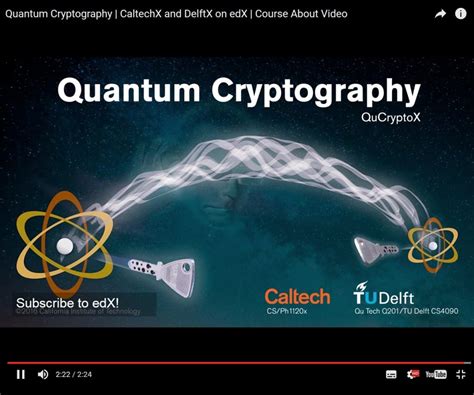 Quantum Cryptography online class - QuTech