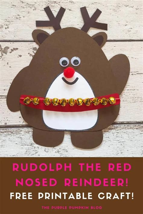 Rudolph the Red Nosed Reindeer Craft | A Fun Christmas Craft!