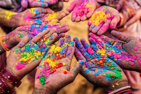 Download Colors Hand Holiday Holi HD Wallpaper