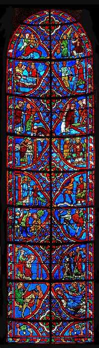 Bourges cathedral stained glass