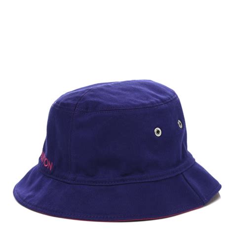 LOUIS VUITTON Monogram Illusion Reversible Bucket Hat M Pink Purple ...