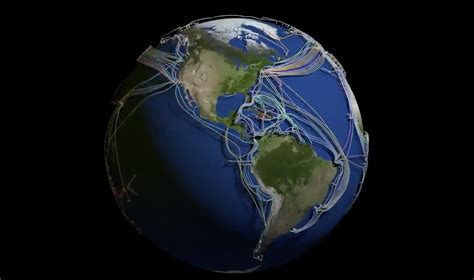 Map Shows All The Fibre Optic Cables Under The World's Oceans ...