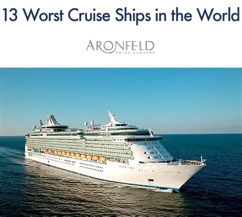 The World’s Worst Cruise Ships - Aronfeld.com