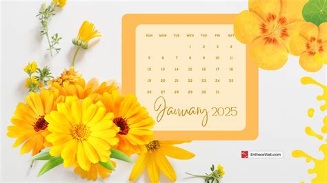 2025 January Calendar Wallpaper Calendar 2025 Wallpaper - Joana Lyndell