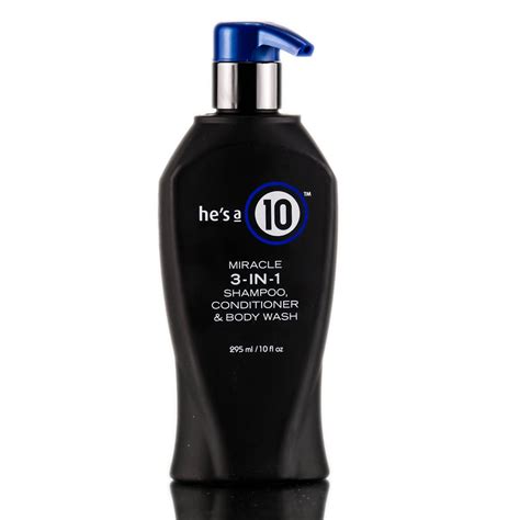 It's a 10 - He's a 10 - Miracle 3-in-1 Shampoo Conditioner and Body Wash SleekShop.com