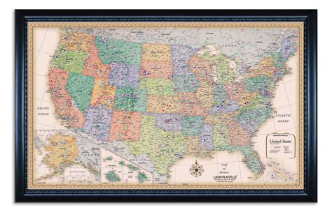 Rand McNally Classic U.S. Map - Lightravels