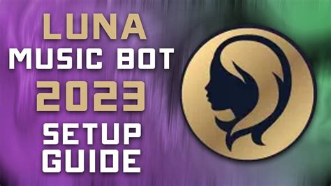 LunaBot 2023 Setup Guide - Play Music from Soundcloud, Spotify, Vimeo and More! - YouTube