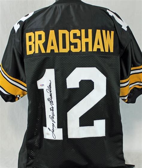 Lot Detail - Terry Bradshaw Signed Steelers Jersey with RARE "Terry Paxton Bradshaw" Autograph ...