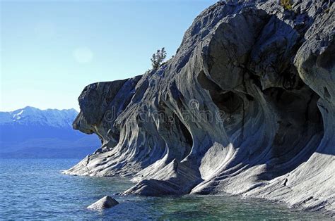 Marble Chapel and Cathedral on General Carrera Lake on the Austral ...