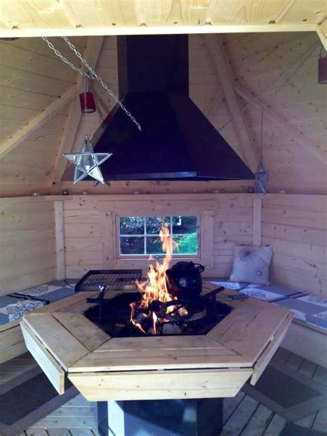 Inside our BBQ Hut - at The Cornish BBQ Hut Company | Bbq hut, Garden bbq, Sauna house