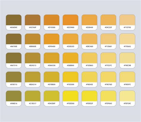 Yellow Ocher Color Palette with Hex 2681484 Vector Art at Vecteezy