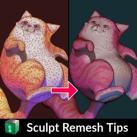 Voxel and Quad Remesh in Sculpt Mode — Blender Secrets